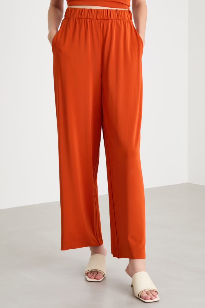 Flowing jersey trousers Intrend - 2
