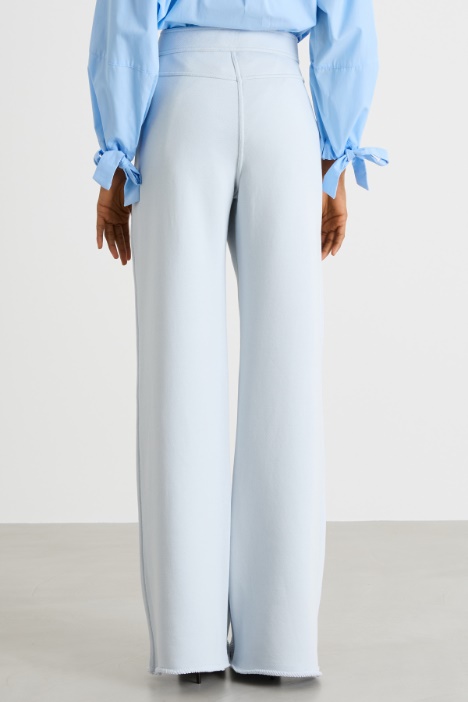 Pantalone ampio in felpa