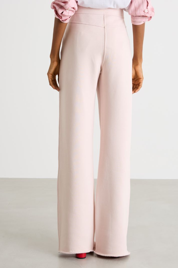 Wide leg fleece trousers Intrend - 4
