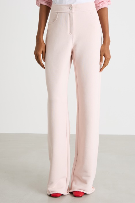 Pantalone ampio in felpa