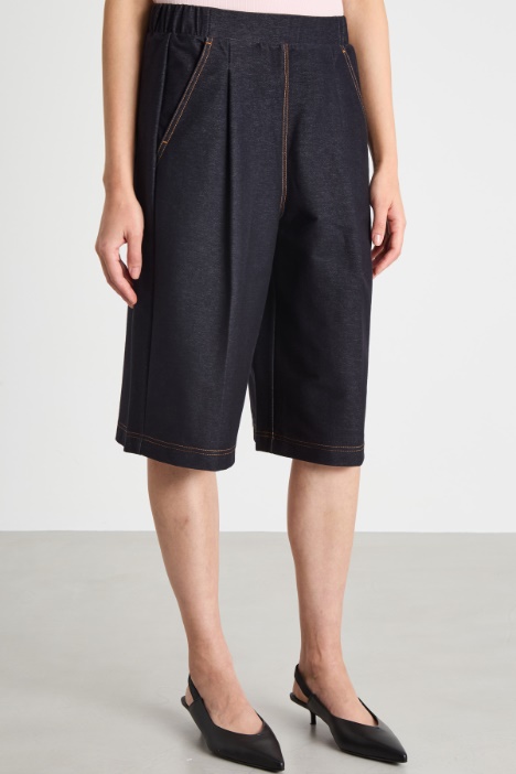 Bermuda con vita elasticizzata