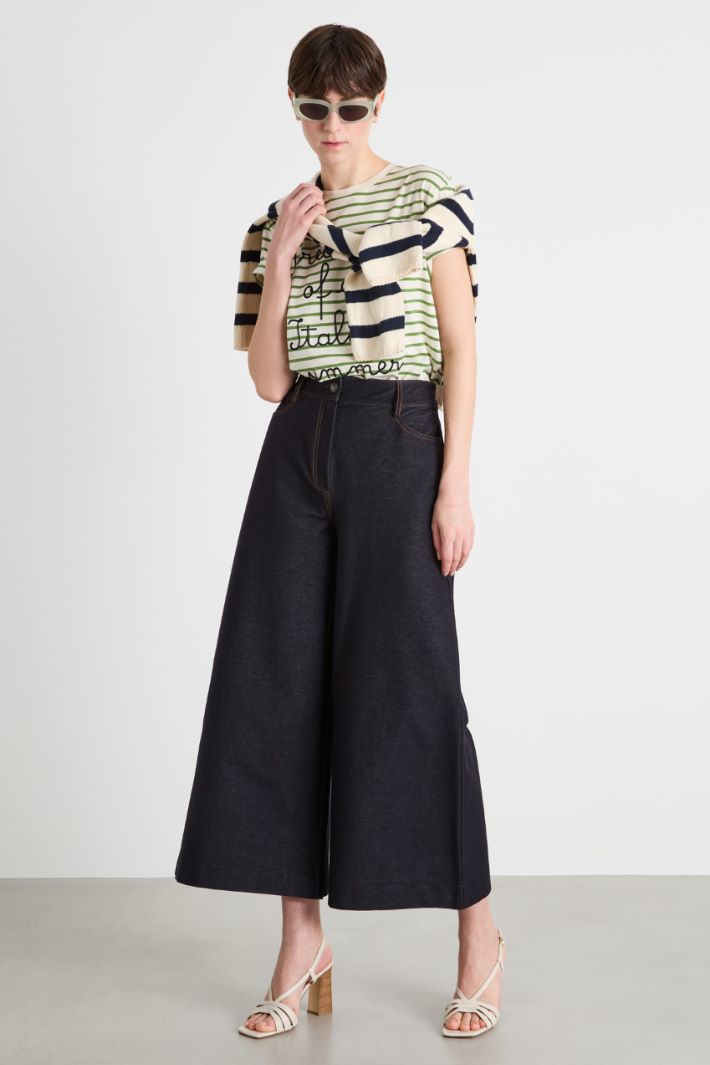 Jersey palazzo trousers Intrend