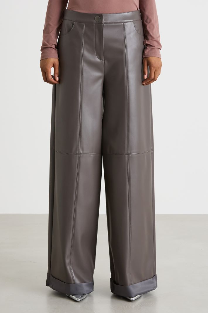 Coated jersey trousers Intrend - 2