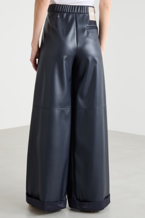 Pantalone in jersey spalmato