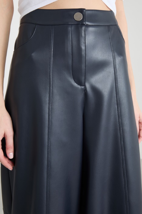 Pantalone in jersey spalmato