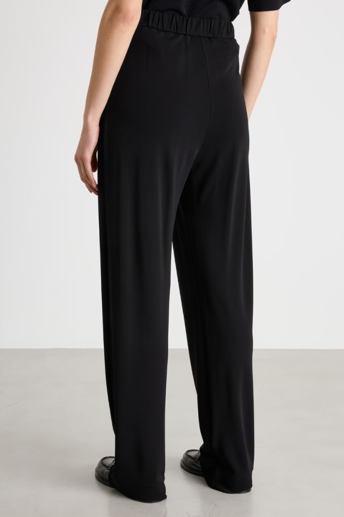 Pantalone carrot in jersey Intrend - 4