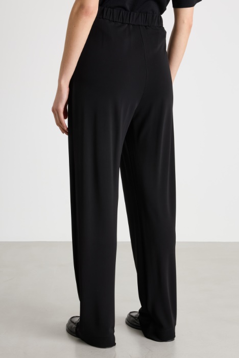 Pantalone carrot in jersey