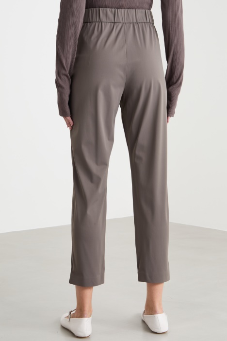 Pantalone sigaretta in jersey