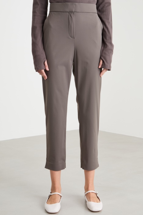 Pantalone sigaretta in jersey