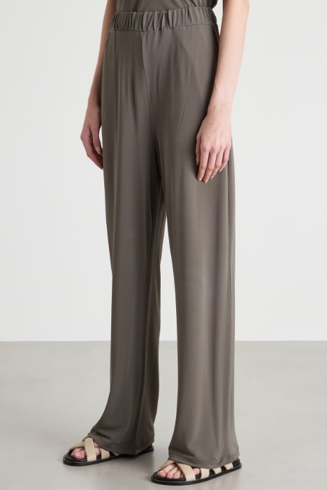Pantalone con vita elasticizzata
