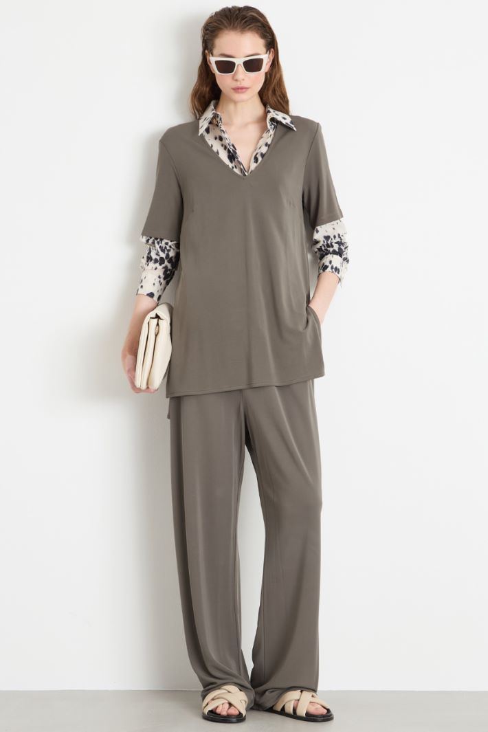 Pantalone con vita elasticizzata Intrend