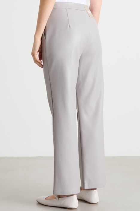 Pantalone in jersey spalmato