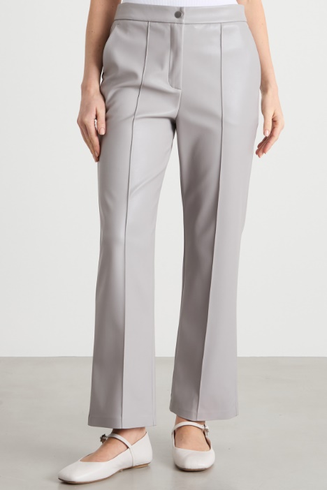 Pantalone in jersey spalmato