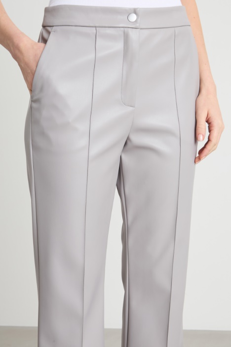 Pantalone in jersey spalmato
