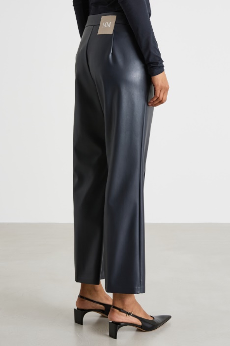 Pantalone in jersey spalmato