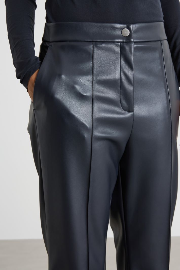 Pantalone in jersey spalmato Intrend - 3