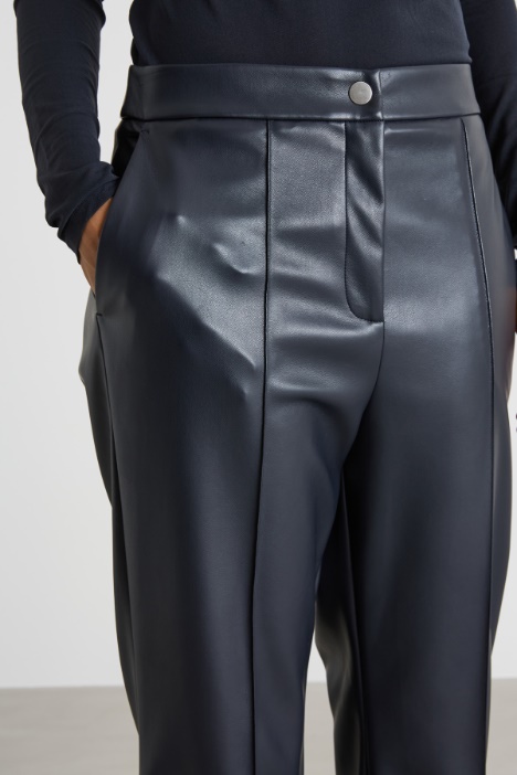 Pantalone in jersey spalmato