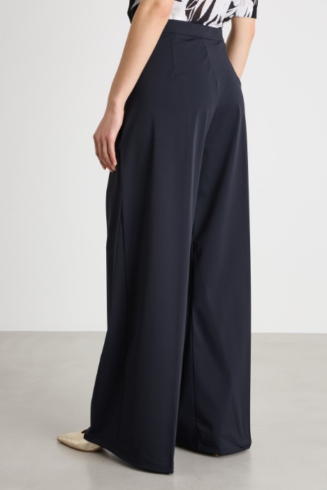 Pantalone in jersey con pinces