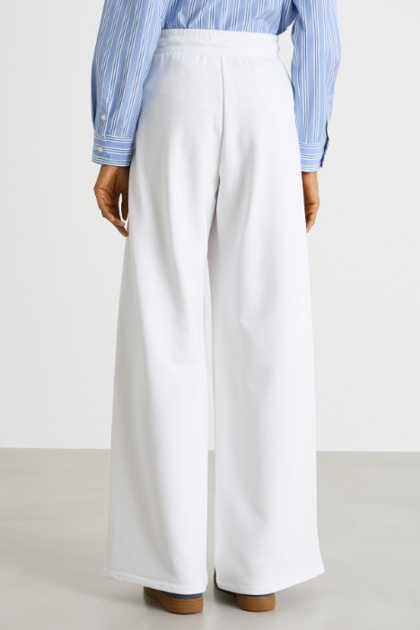 Pantalone ampio in felpa