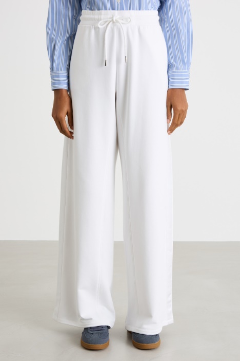 Pantalone ampio in felpa