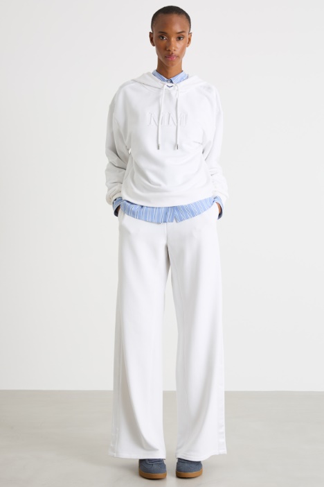 Wide-leg fleece trousers Intrend