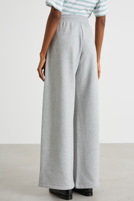 Pantalone ampio in felpa