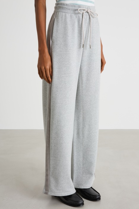 Pantalone ampio in felpa