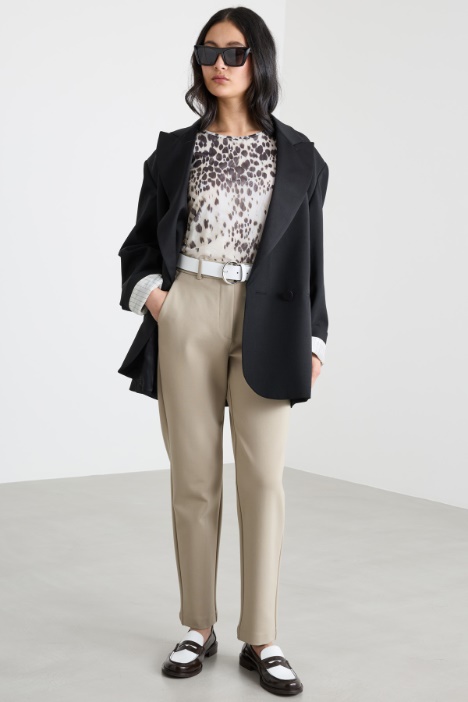 Pantalone dritto a vita alta Intrend