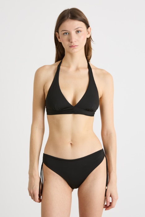 Top de bikini de punto ultrafino
