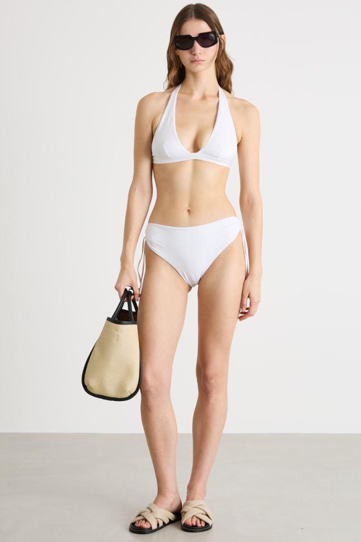 Jersey drawstring bikini bottoms Intrend