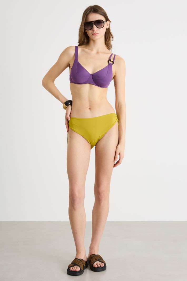 Jersey drawstring bikini bottoms Intrend