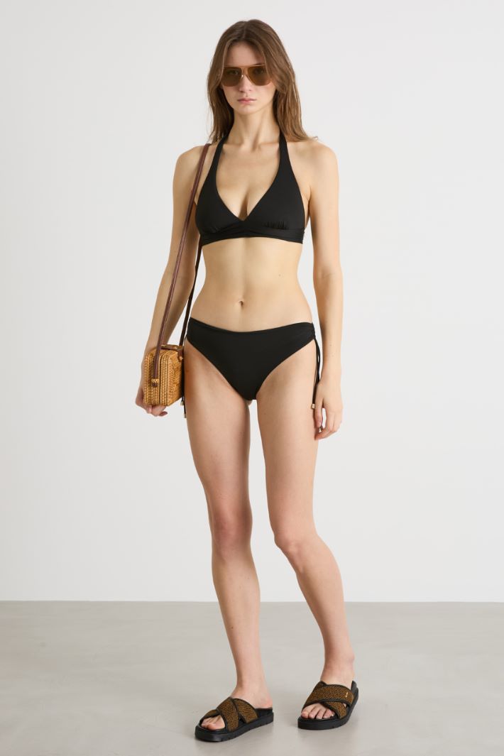 Jersey drawstring bikini bottoms Intrend