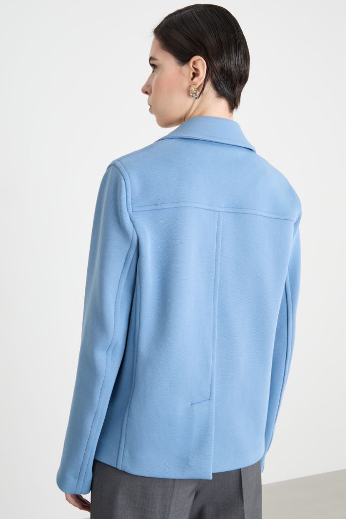 Caban in jersey piqué Intrend - 4