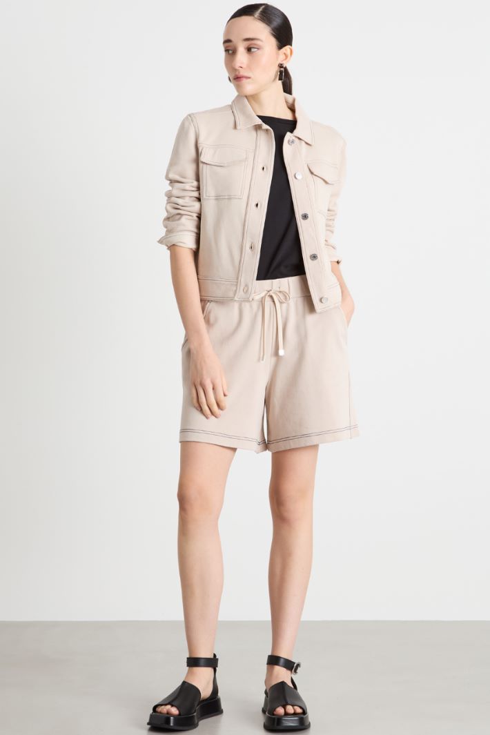 Cotton fleece jacket Intrend