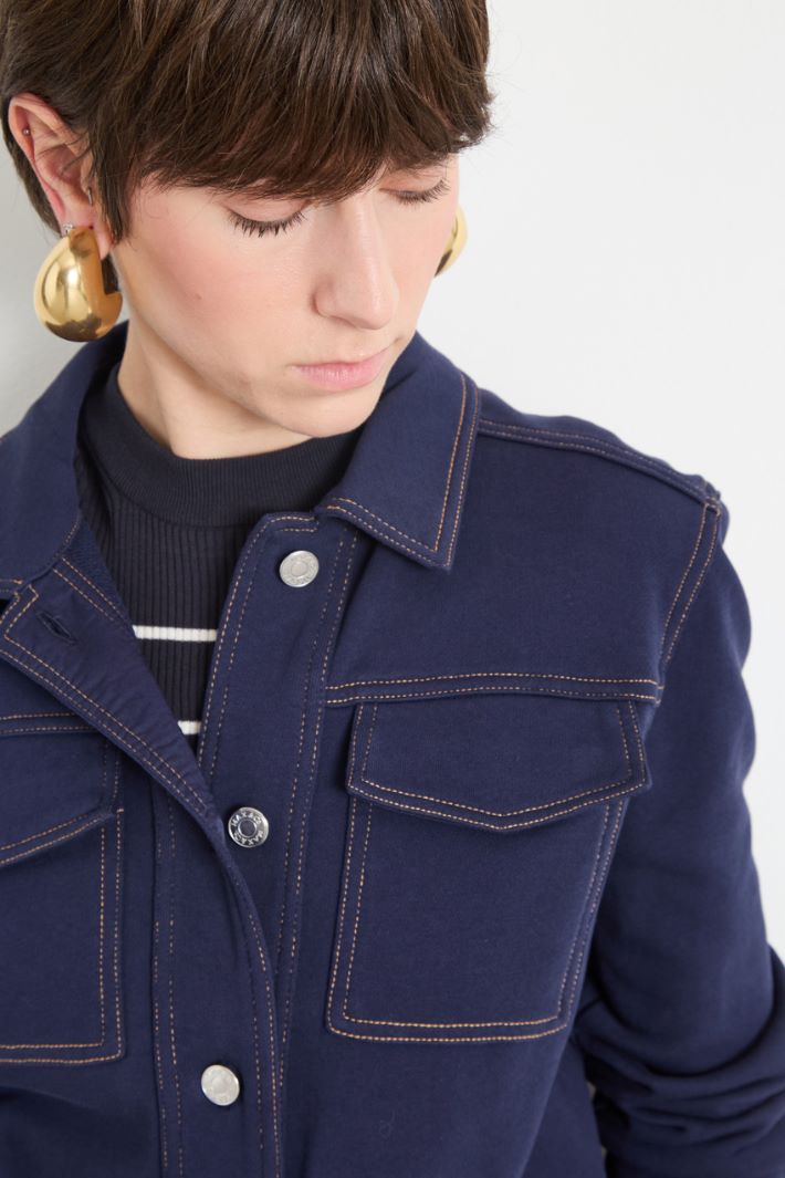 Cotton fleece jacket Intrend - 3