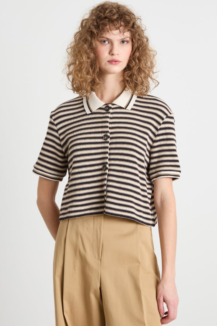 Camicia boxy in jersey Intrend - 2