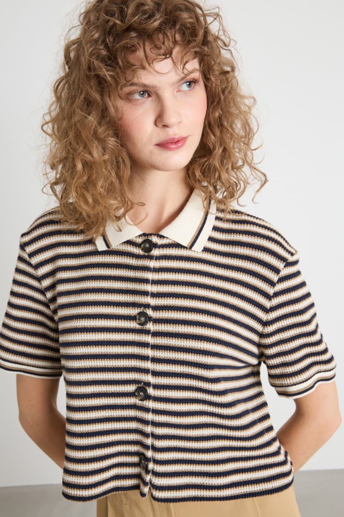 Camicia boxy in jersey Intrend - 3