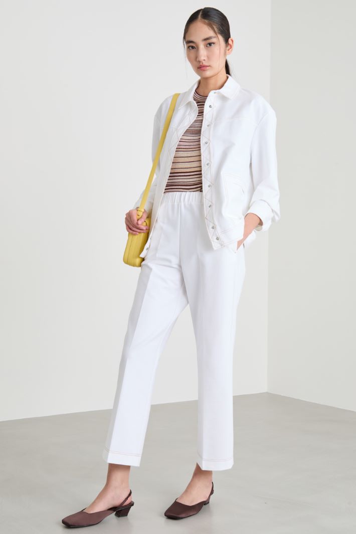 Giacca a camicia in tela Intrend