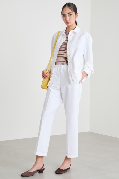 Giacca a camicia in tela Intrend