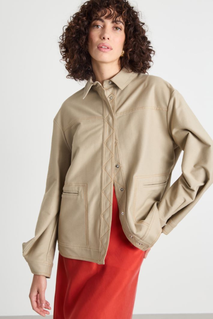 Canvas shirt jacket Intrend - 2