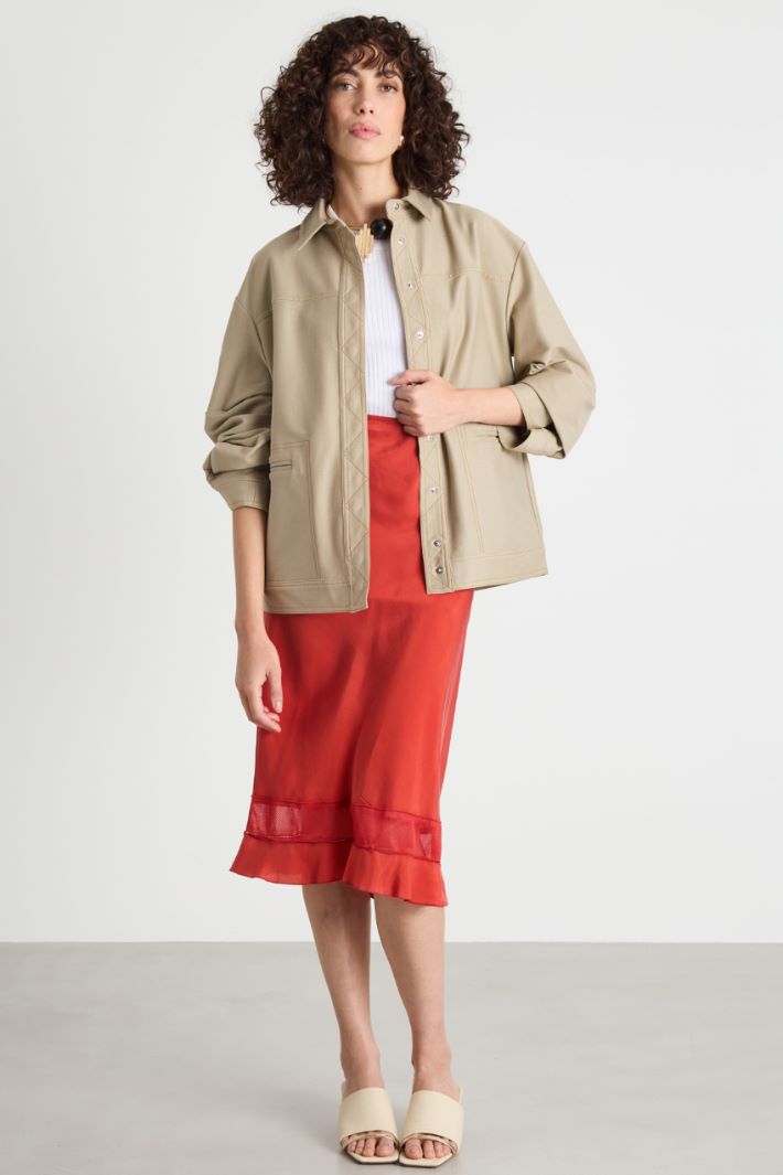 Canvas shirt jacket Intrend