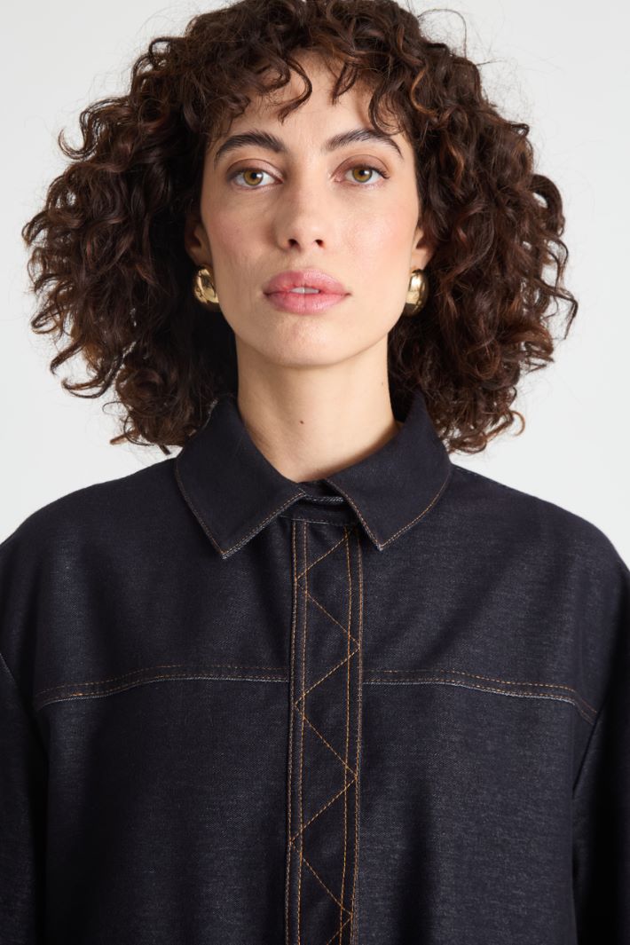 Canvas shirt jacket Intrend - 3