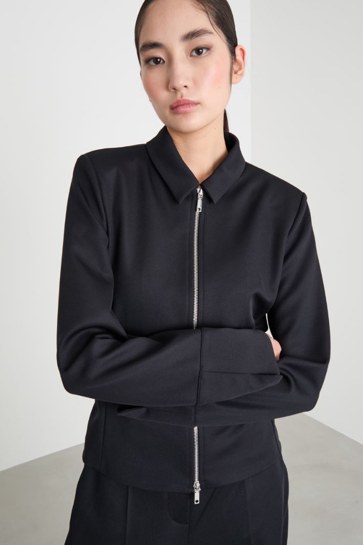 Piqué jersey jacket Intrend - 3