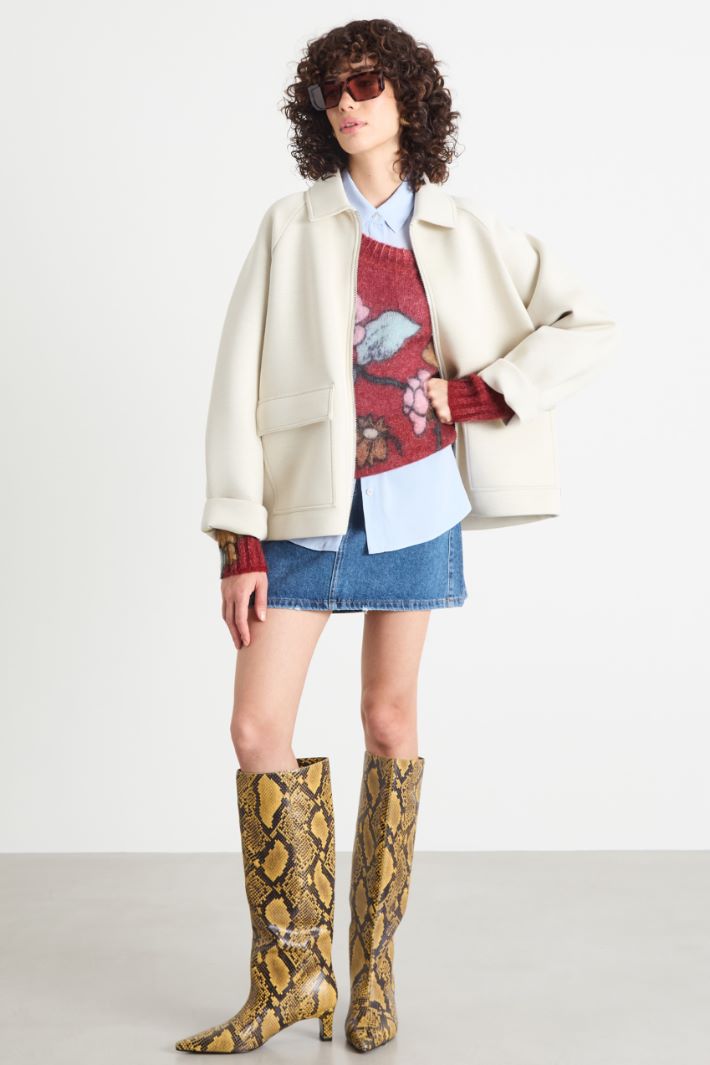 Bonded jersey jacket Intrend