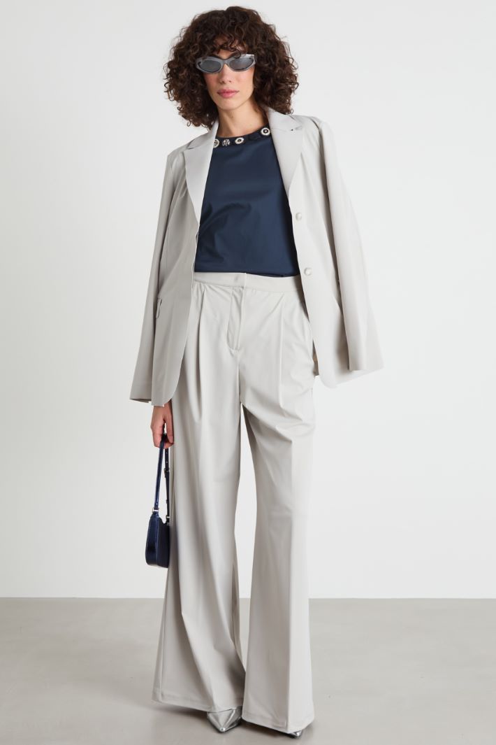 Single-breasted jersey blazer Intrend