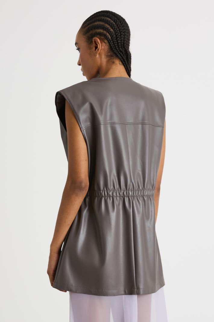 Coated jersey gilet Intrend - 4