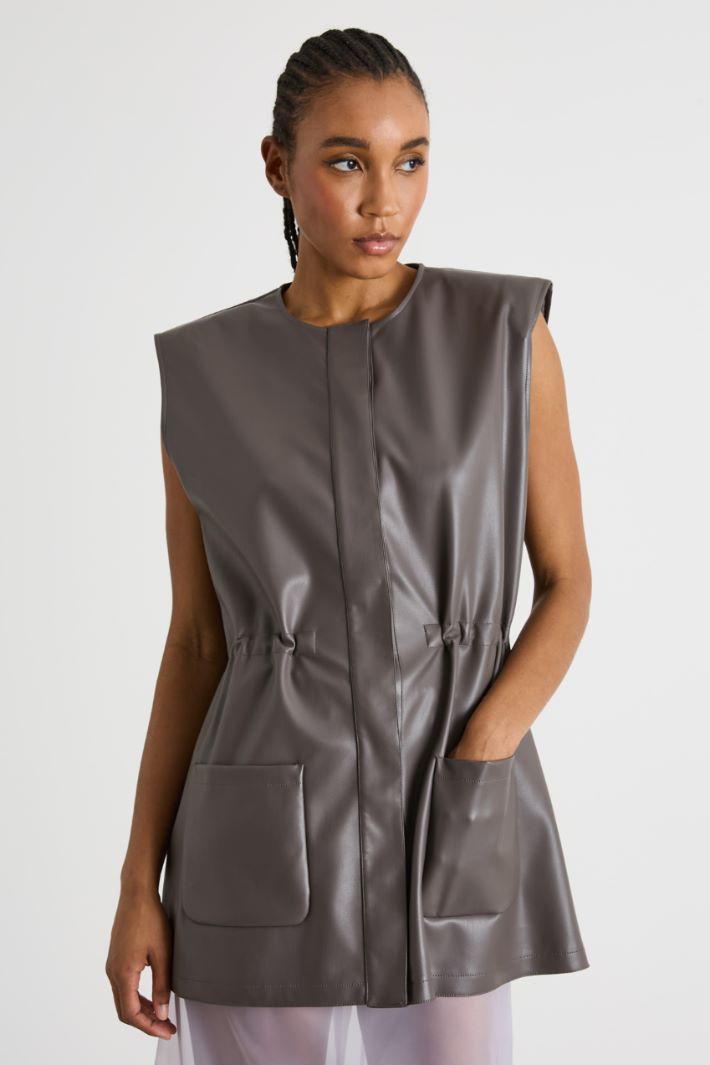 Coated jersey gilet Intrend - 2