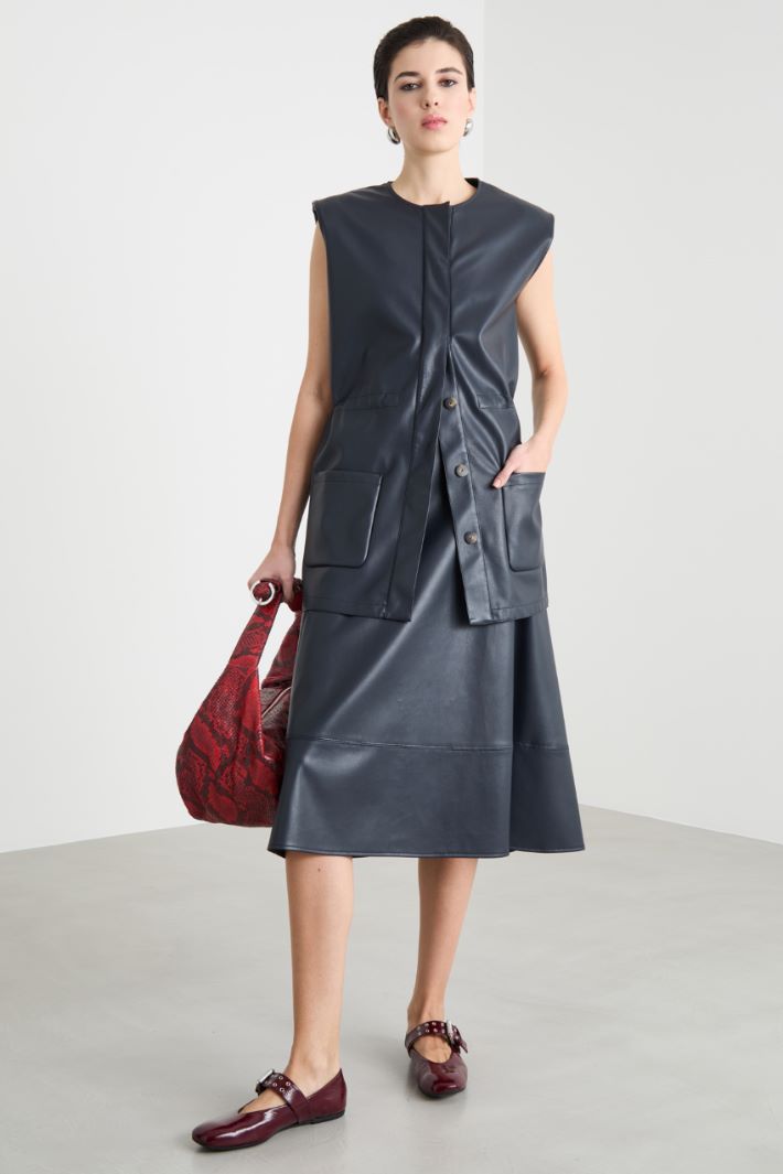 Gilet in jersey spalmato Intrend