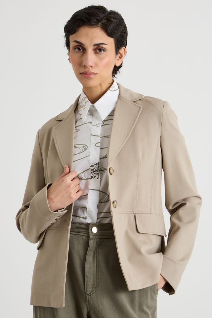 Fitted single-breasted blazer Intrend - 2