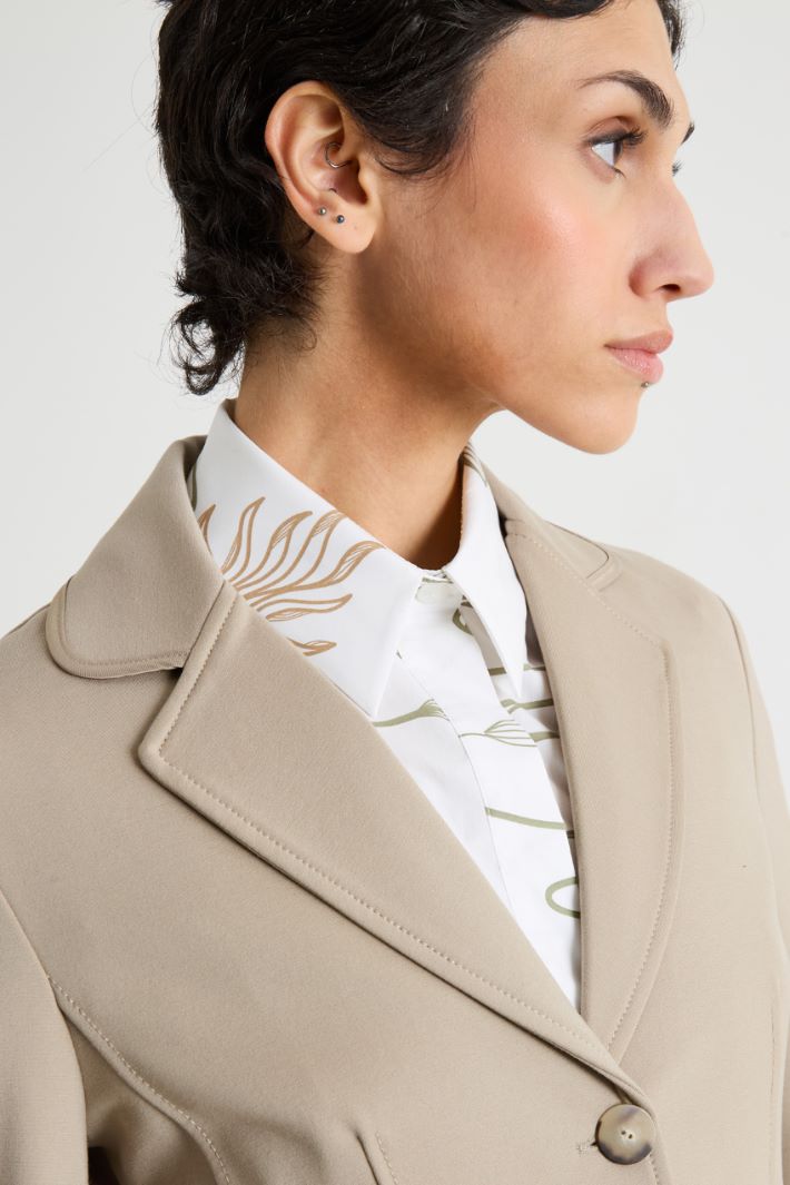 Fitted single-breasted blazer Intrend - 3